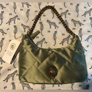 Kurt Geiger Recycled Drench Green Crossbody Bag Purse